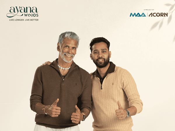 Maa-Acorn-signs-Milind-Soman-as-the-face-of-Ayana-Woods-Bengalurus-first-longevity-and-wellness-anchored-villa-community.png